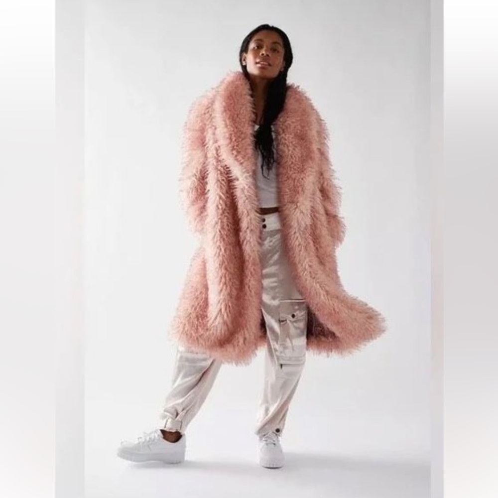 Free People Helena Shearling Coat